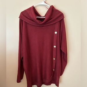 Adrienne Vittadini size XL women’s maroon sweater